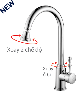 Vòi rửa chén nóng lạnh CNL-11