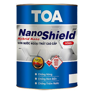 Sơn ngoại thất Toa NanoShield Siêu Bóng